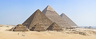 Giza pyramid complex, Egypt